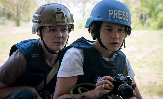 Kirsten Dunst (left) and Cailee Spaeny in Civil War - COURTESY OF MURRAY CLOSE/A24