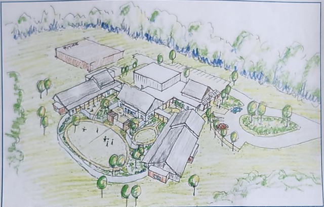 A rendering of the proposed facility - COURTESY