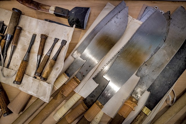 Traditional Japanese hand tools - COURTESY OF FRED ZWICKY