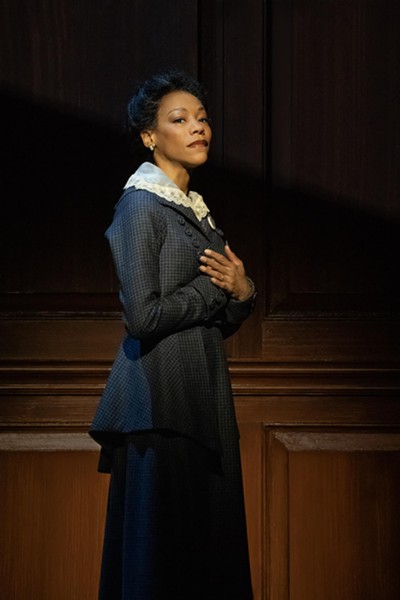 Nikki M. James as Ida B. Wells in 'Suffs' - COURTESY OF JOAN MARCUS