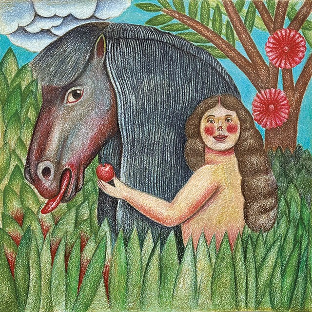 "Woman and a Horse" - COURTESY