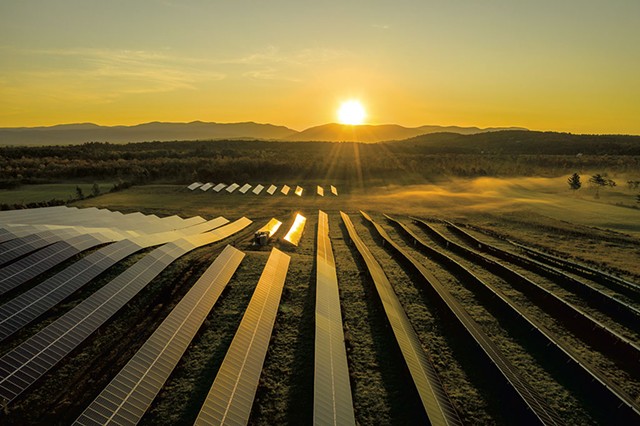 A solar field in Sudbury - CALEB KENNA