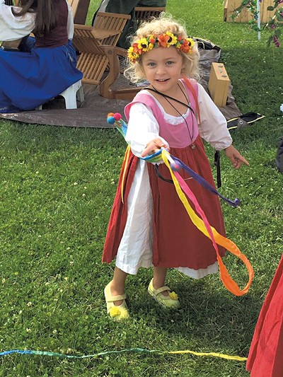 A little princess at Vermont Renaissance Faire - COURTESY