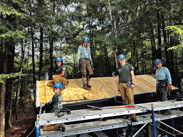 Vermont Youth Conservation Corps members - COURTESY OF KALYN COOK