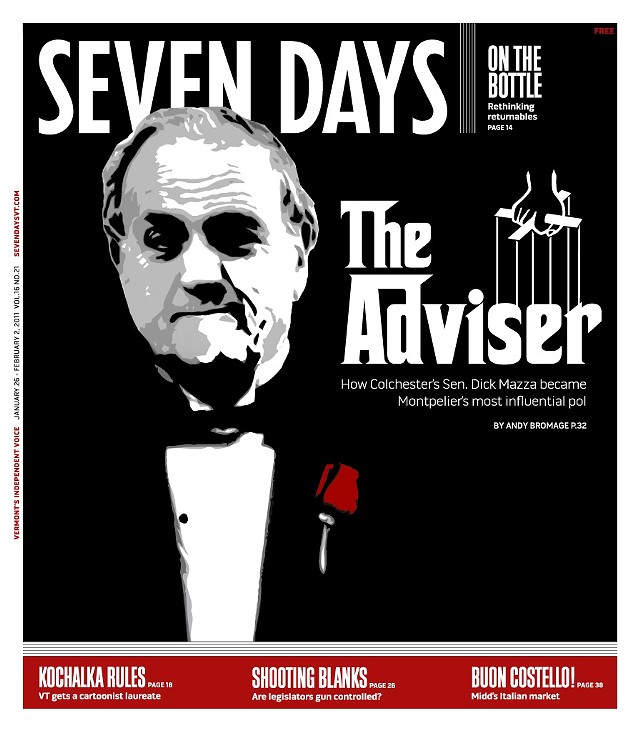 The January 26, 2011, cover - SEVEN DAYS ©️ SEVEN DAYS