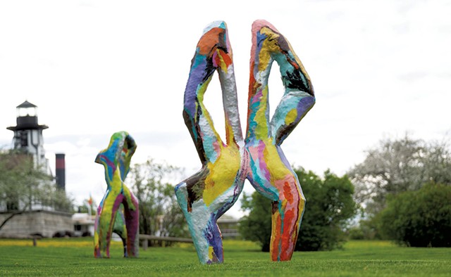 Sculptures by Bianca Beck - COURTESY OF SHELBURNE MUSEUM
