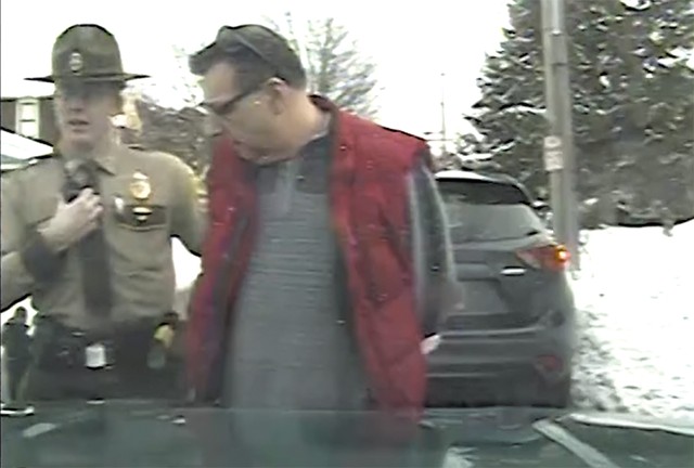 Vermont State Police Dashcam Video - COURTESY