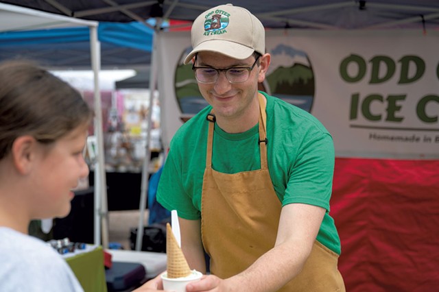 Andrew Plotch of Odd Otter Ice Cream - COURTESY