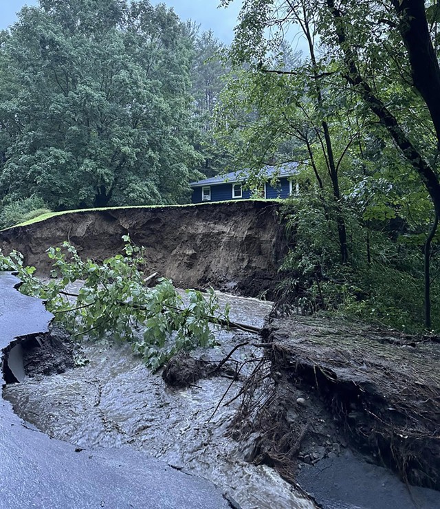 Flood damage in St. Johnsbury - RAVEN CROWN