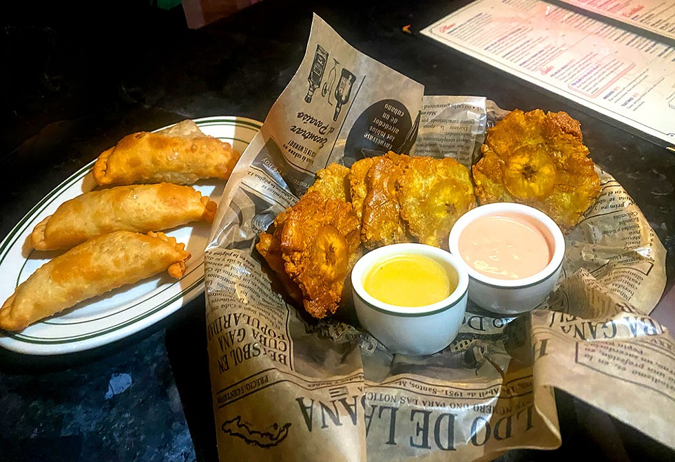 Santiago's empanadas and tostones in Burlington