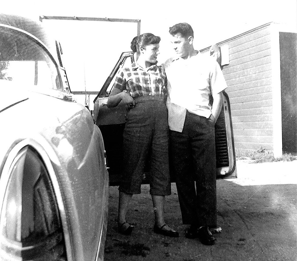 Lucille Barrett and Merrill Jarvis II in 1954 - COURTESY