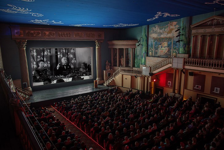 The Latchis Theatre celebrating its recent renovations with an evening hosted by Ken Burns in 2013 - COURTESY OF JUSTIN ALTMAN