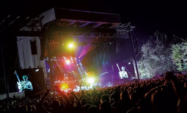 Phish on the main stage at Mondegreen - CASEY RYAN VOCK