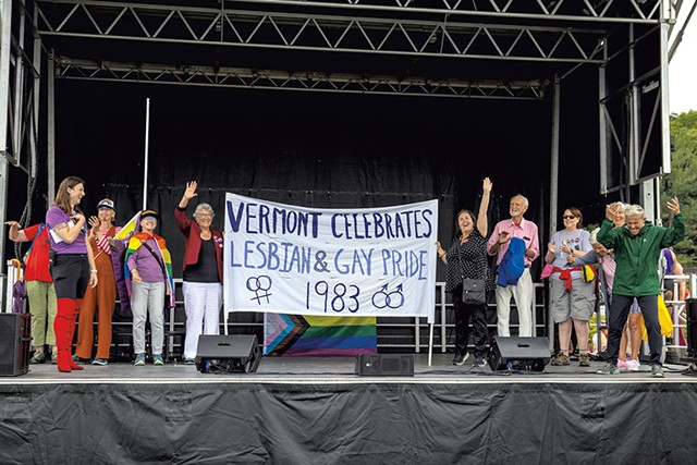 Celebrating the original Burlington Pride Parade at last year's event - FILE: JAMES BUCK