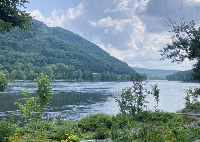 Connecticut River seen from Bellows Falls - NINA SABLAN