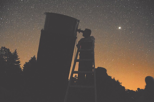 A telescope at Stellafane in Springfield - COURTESY OF KEN SPENCER