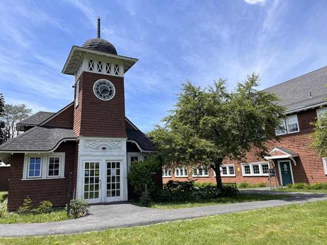 The Goddard College clock tower - FILE: ANNE WALLACE ALLEN ©️ SEVEN DAYS