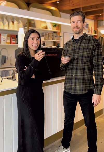 Caf&eacute; Yamabiko co-owners Nahoko Nakada and Chris Shinn - COURTESY