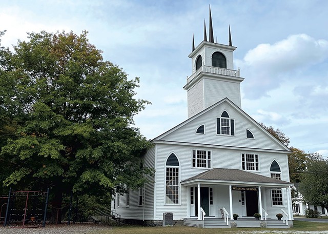 The Old Village Church in Newbury, which now houses the Marshfield School of Weaving - COURTESY OF MARSHFIELD SCHOOL OF WEAVING