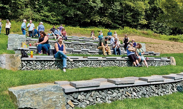 The Odeon at Mission Farm in Killington, with stonework by Dan Snow of the Stone Trust - COURTESY