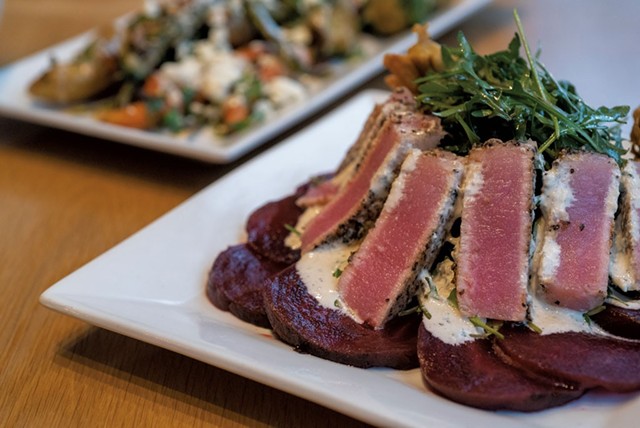 Spice-rubbed tuna at Three Penny Taproom - FILE: JEB WALLACE-BRODEUR