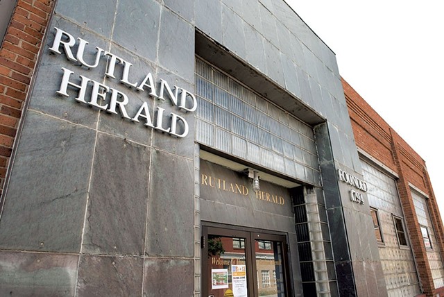 The Rutland Herald building - FILE: CALEB KENNA