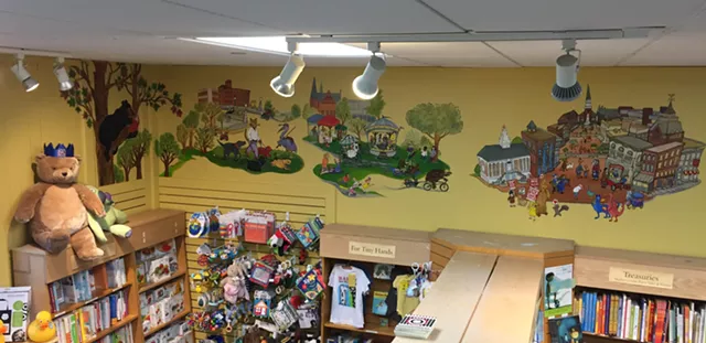 Phoenix Books Burlington Unveils Kid-Friendly Mural