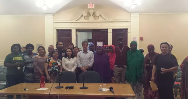 Parent University Students Attend Class at City Hall