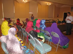 Parent University Students Attend Class at City Hall