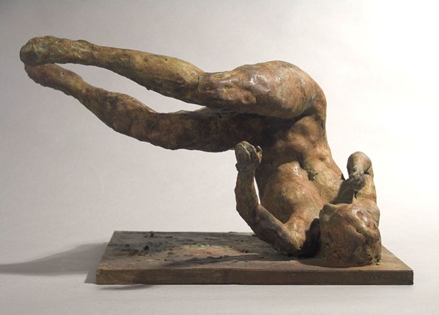 "Tumbling Woman" by Eric Fischl - COURTESY OF HALL ART FOUNDATION