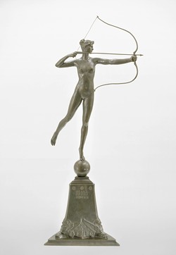 "Diana of the Tower" (c. 1899) by Augustus Saint-Gaudens - COURTESY OF SHELBURNE MUSEUM