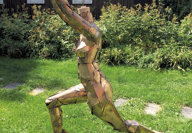 In-progress sculpture by Tyler Vendituoli - COURTESY OF TYLER VENDITUOLI