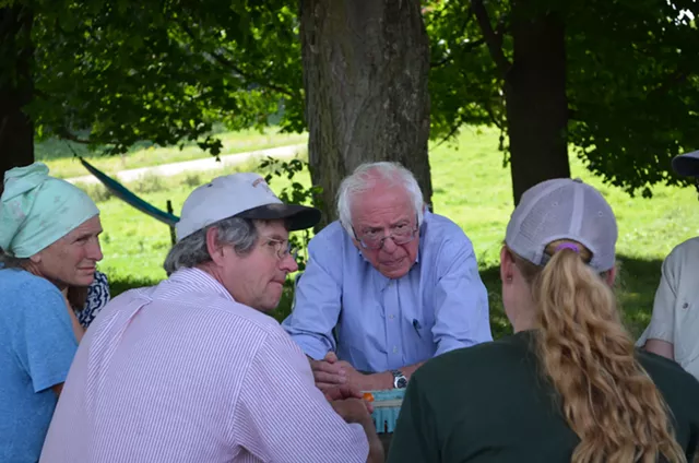 Bernie Sanders Talks Health Care, Cows During Franklin County Visit
