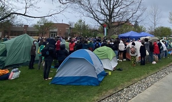 UVM, Middlebury College Students Set Up Encampments to Protest War in Gaza