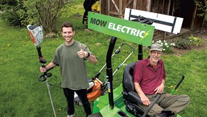 Mow Electric! Helps Vermonters Ditch Gas-Powered Lawn Equipment