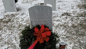Mom of Late Military Veteran Collects Wreaths to Place on Gravestones