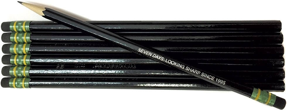 Dixon 7-in Black Pencil