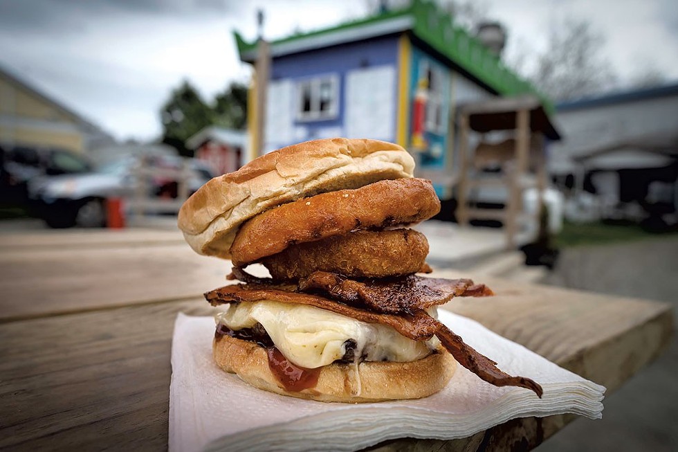 The El Alamo burger at Burger Barn - FILE: GLENN RUSSELL