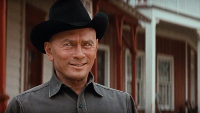 Yul Brynner as the steely-eyed gunslinger in Westworld.