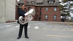Yutaka Kono and his tuba
