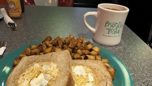 A breakfast dish at the Friendly Toast