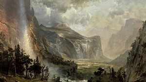 "The Domes of Yosemite" by Albert Bierstadt