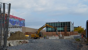 City Place Burlington construction site on Tuesday