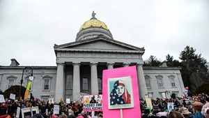 The Women's March Vermont in 2017