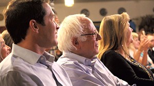 Sen. Bernie Sanders and his family at Our Revolution's August 2016 launch