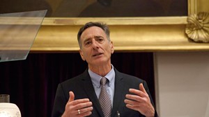 Gov. Peter Shumlin delivers his budget address in January.