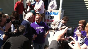 Sen. Bernie Sanders (I-Vt.) campaigns in May in New Hampshire.
