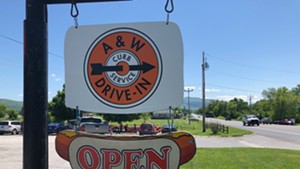 A&W on Route 7 in Middlebury