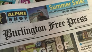 Sunday's Burlington Free Press