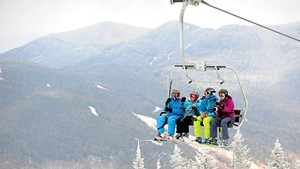A lift at Stowe Mountain Resort